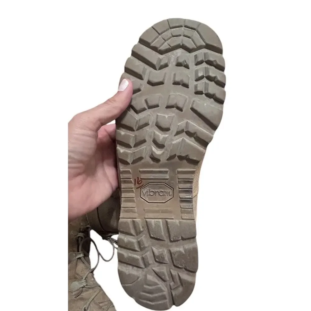 Belleville Combat Boots Mens 12 Tan Suede 790A Gore-Tex Waterproof Vibram USA